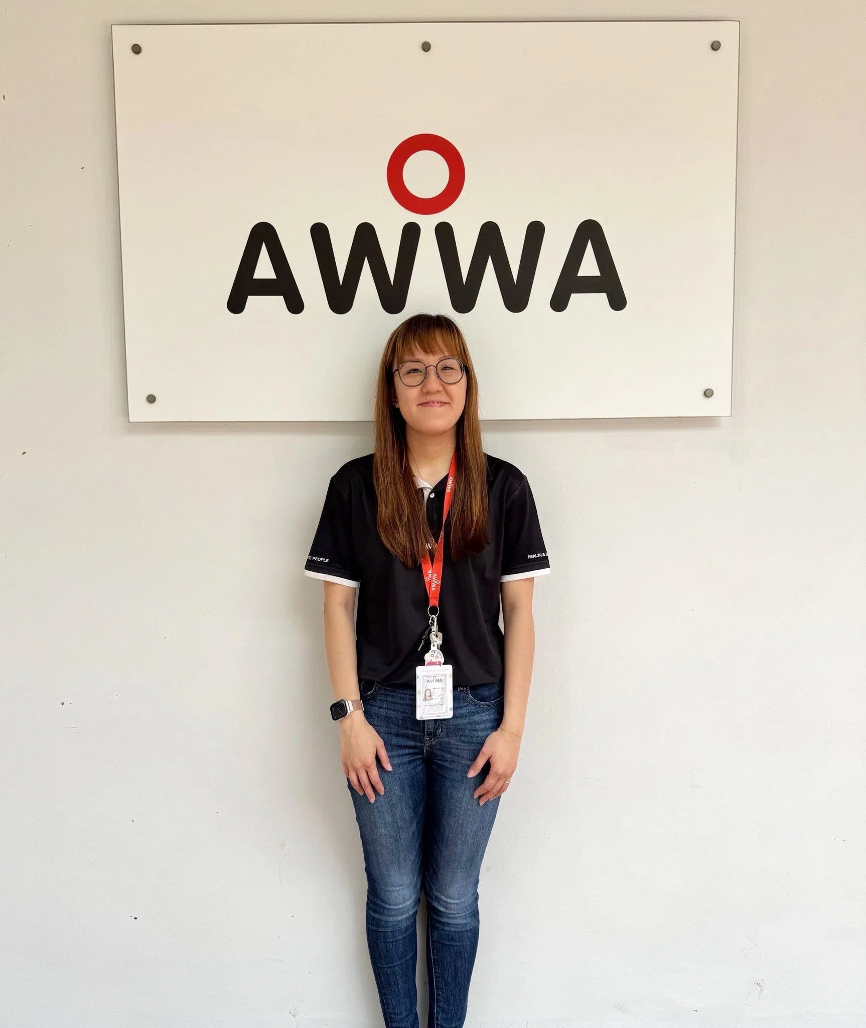 凌观慧从新社科大毕业后就在AWWA当社工，她打算日后回母校进修，确保技能与时俱进。（受访者提供）