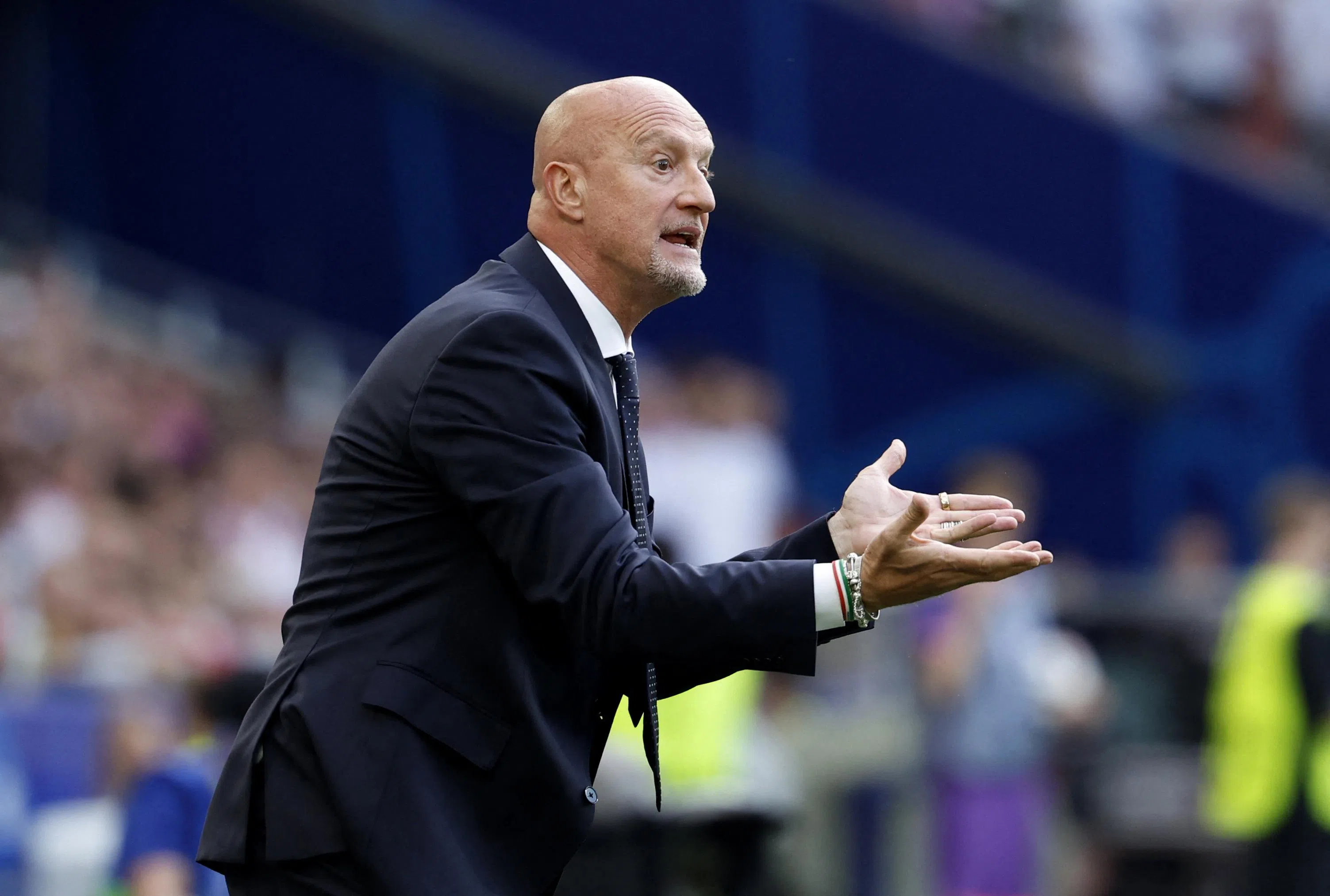 匈牙利主帅罗西赛后抨击裁判执法双标。（路透社）