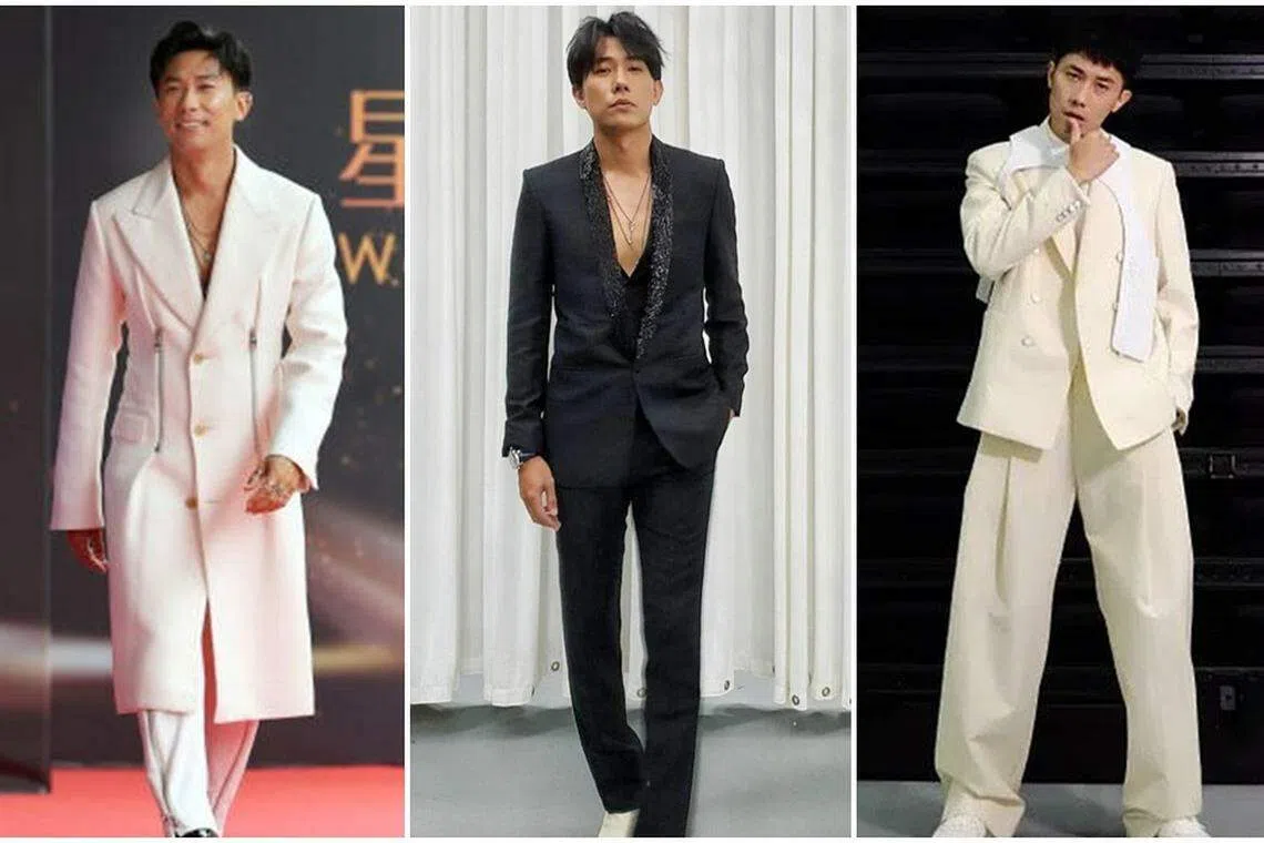 陈泂江往年的红毯战服风格各异。（档案照）