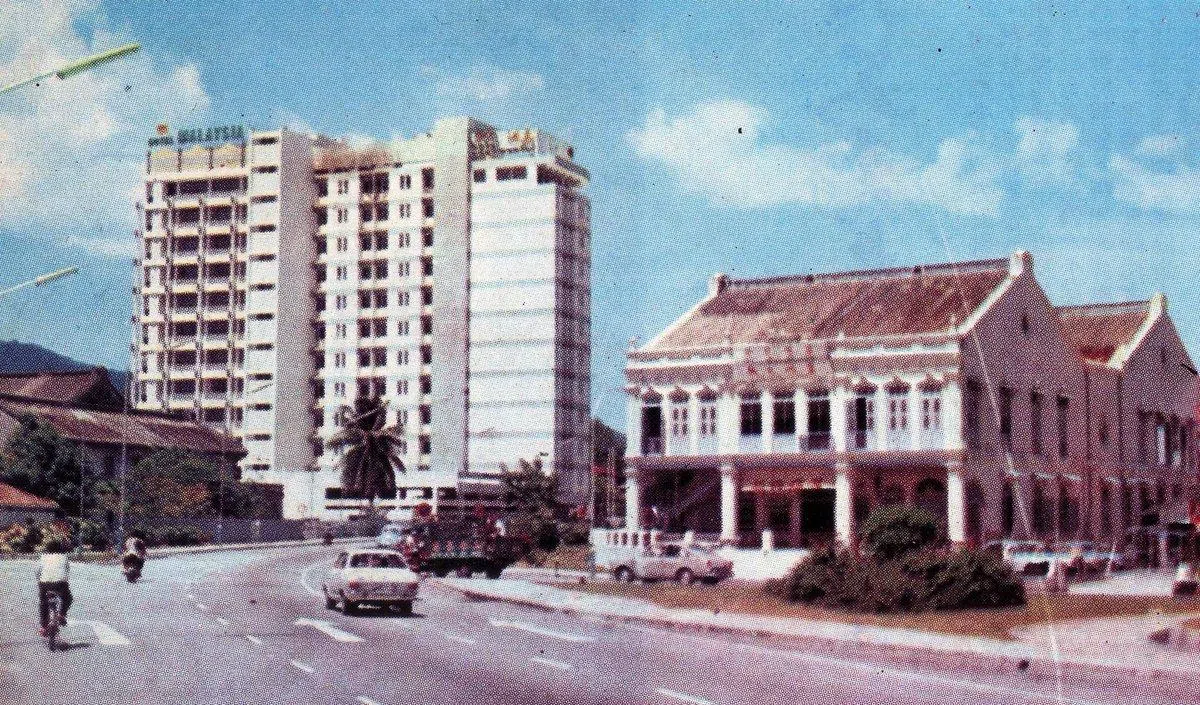 《星槟日报》莲花河路八号报馆。建筑现已拆除建设高楼大厦。（互联网）