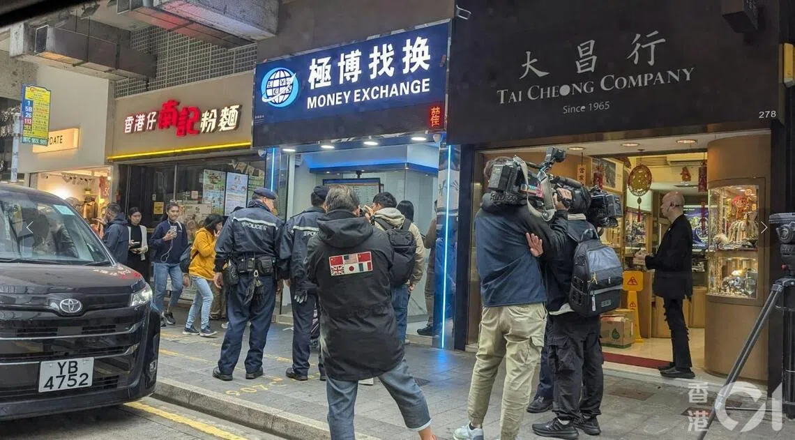 香港上环街头再发生抢劫案 两贼劫走4000万日元