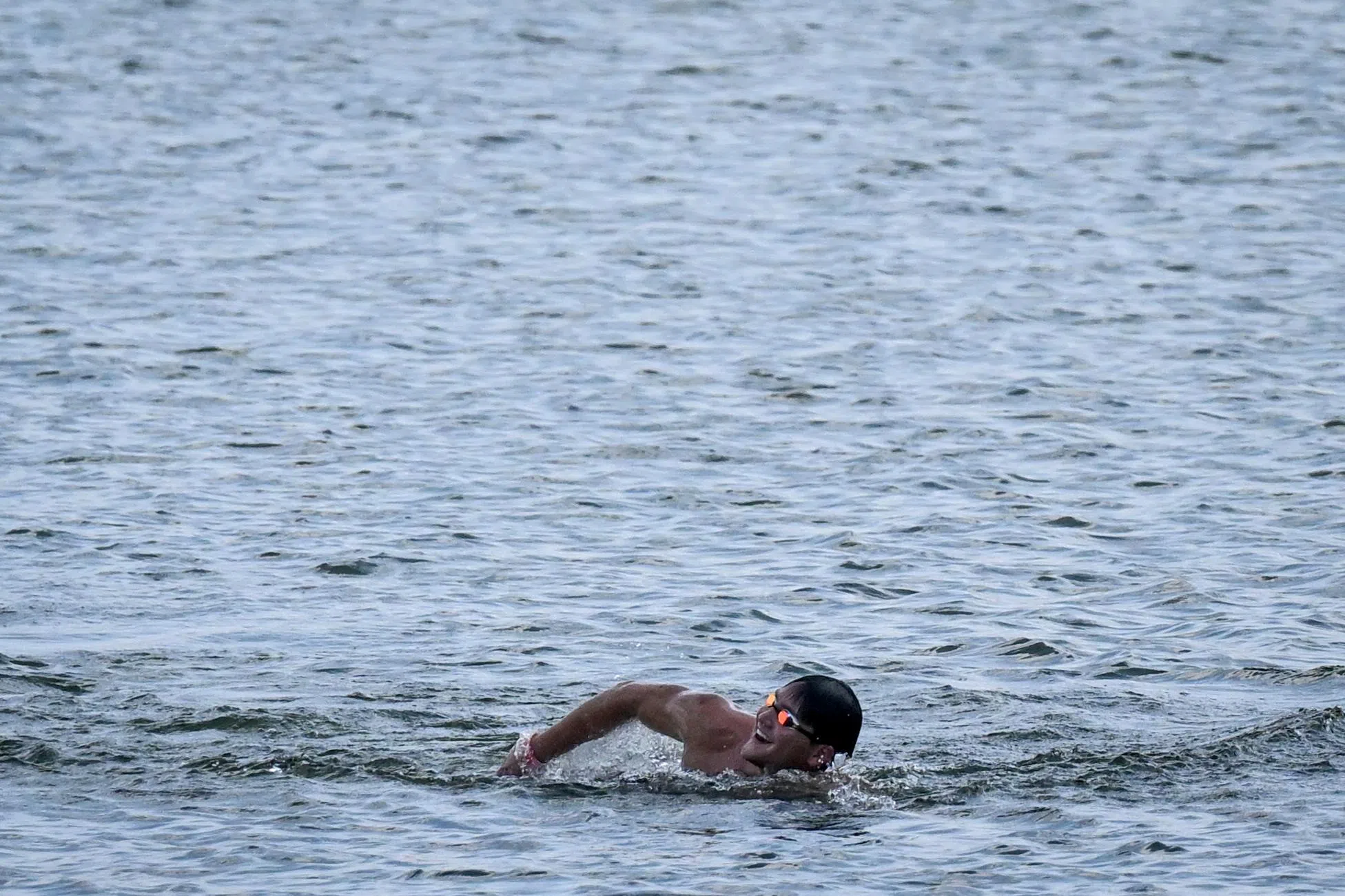 我国唯一奥运冠军约瑟林今年8月参加铁人三项亚洲公开赛时，表示自己还没做出退役决定。（档案照片）
