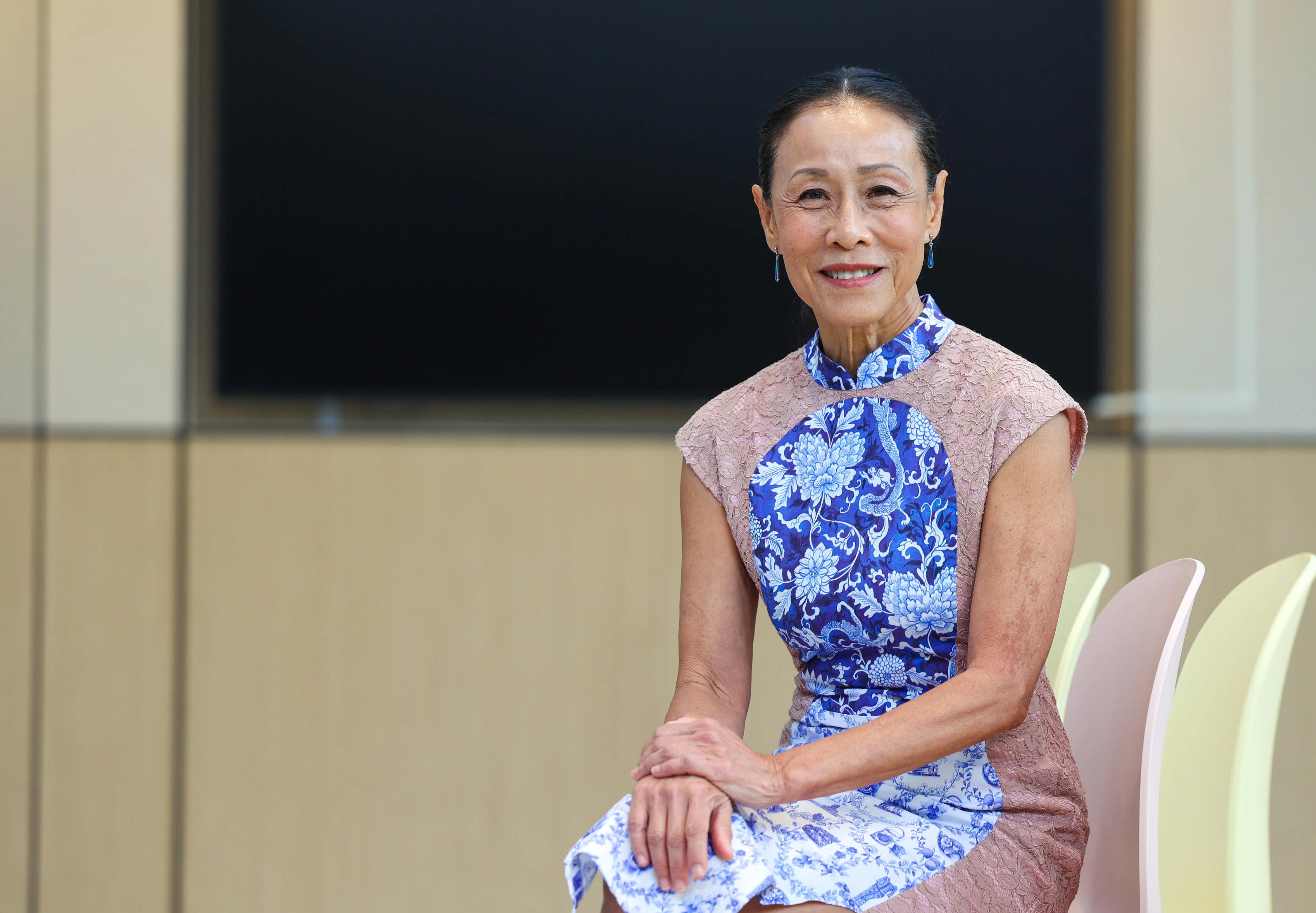 近期在好莱坞发展顺利的陈琼华。（林明顺摄）