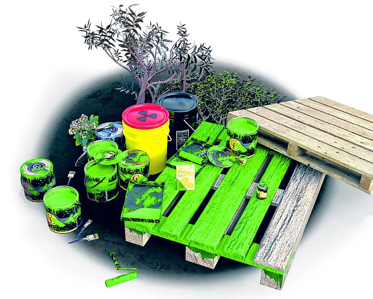 业者宣称为环保作出贡献，或为产品贴上绿色标签，但实际情况并非如此，这一欺骗或误导行为，被称为“漂绿”。（插图／李太里）