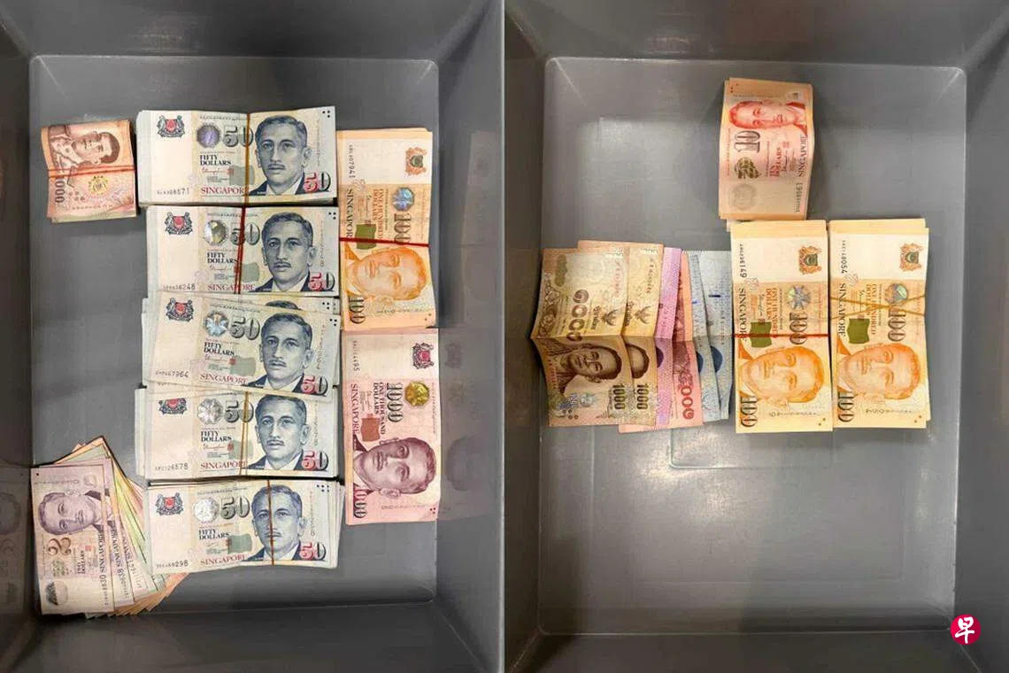 半小时内截查两人移民局查获超过10万元未申报现款| 联合早报