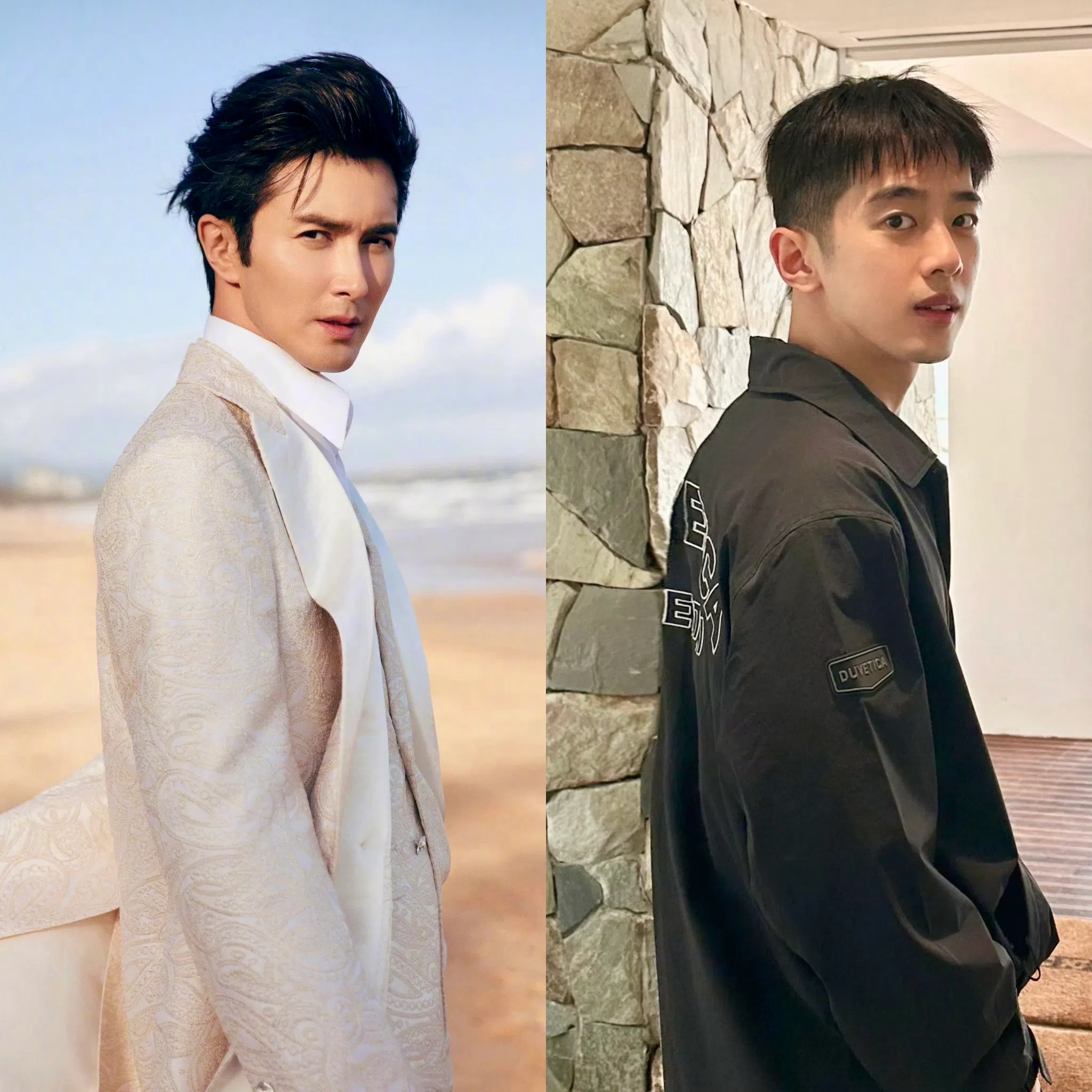 《哑舍》由高伟光（左）和梁靖康主演。（取自艺人微博）