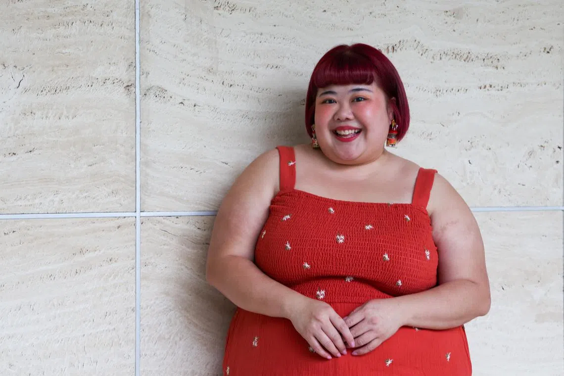 林茜茜希望成为全方位演员。（林明顺摄）