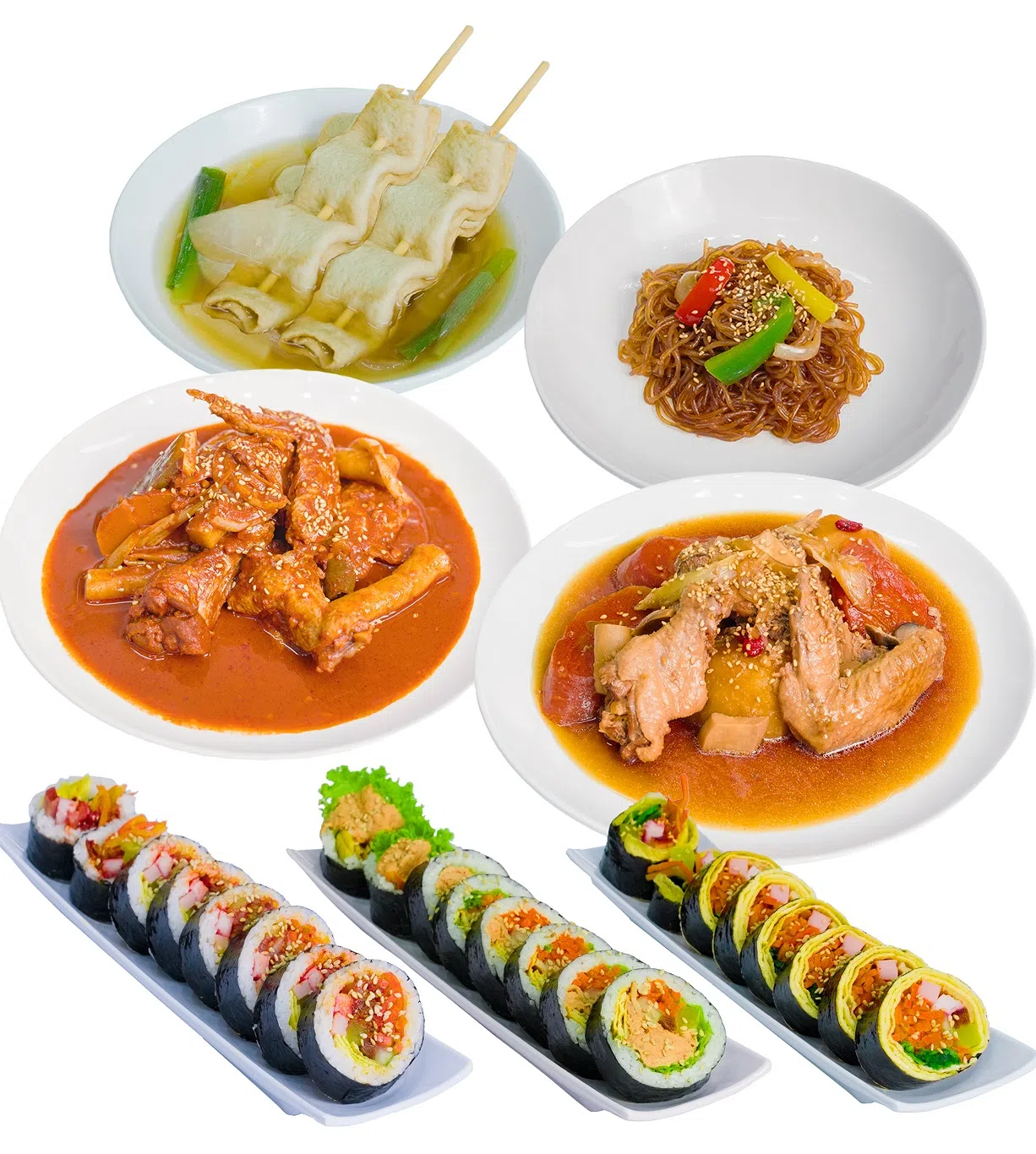 Jo Ju Bang的各类韩式佳肴，是店家赵玹基的家传食谱。（受访者提供）