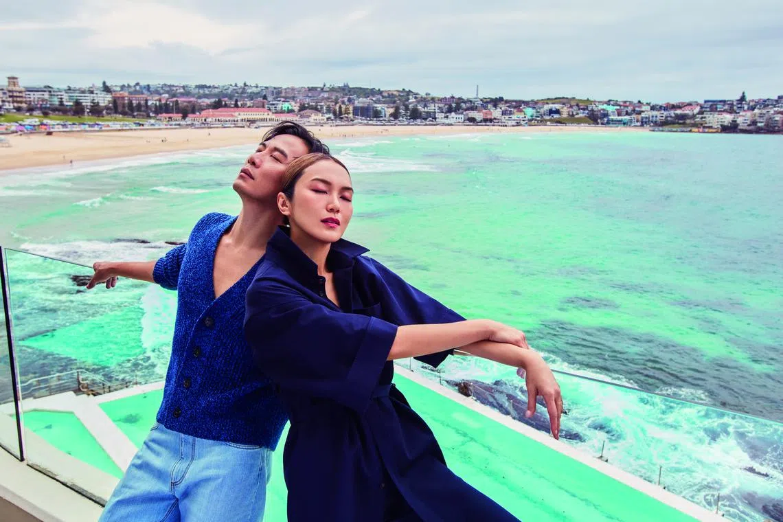 戚玉武与白薇秀的关系既是爱人的陪伴，也是思想的碰撞。（Mark Law摄）