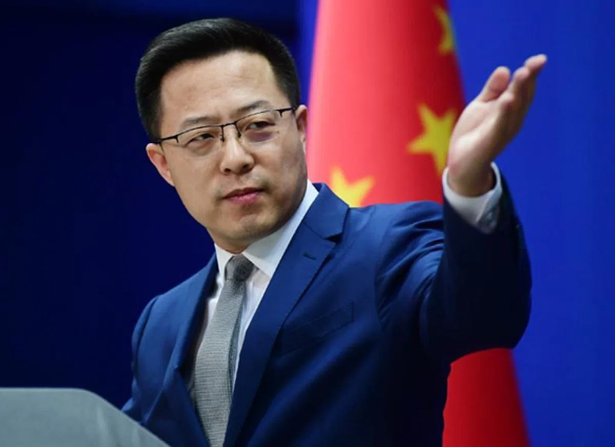 中国外交部发言人赵立坚。（互联网）