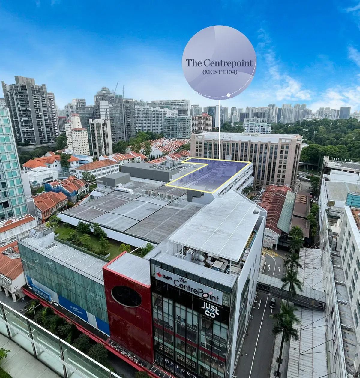 求售单位是分层地契计划第1304号管理公司（MCST 1304）的132个分层地契单位，包括66个零售单位与66个住宅单位。（第一太平戴维斯提供）