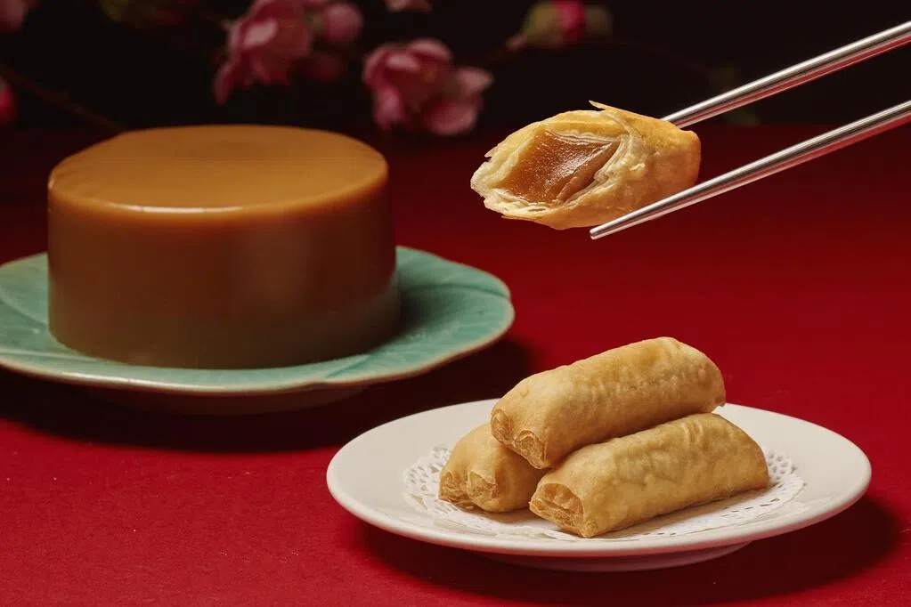 酥皮年糕寓意高升 蔬食小笼包添清爽