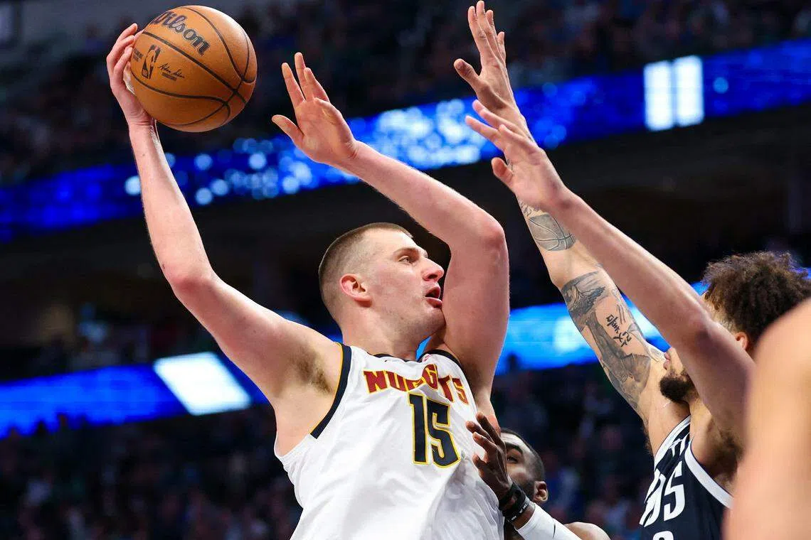美国男篮在小组赛将遭到NBA总决赛MVP约基奇（图）领衔的塞尔维亚挡道。（路透社）