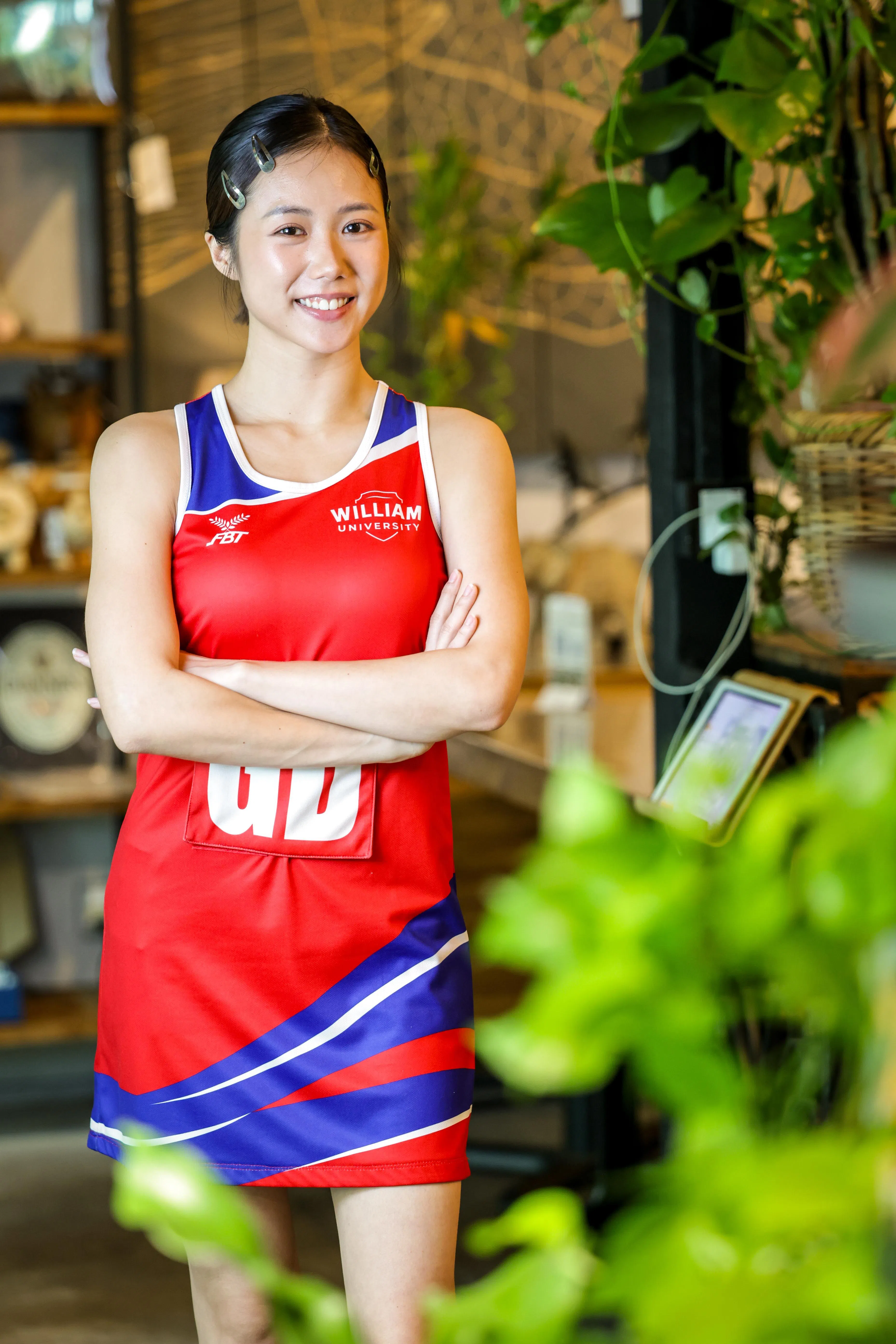 马䲰娗在新剧中献出荧幕初吻。（叶振忠摄）