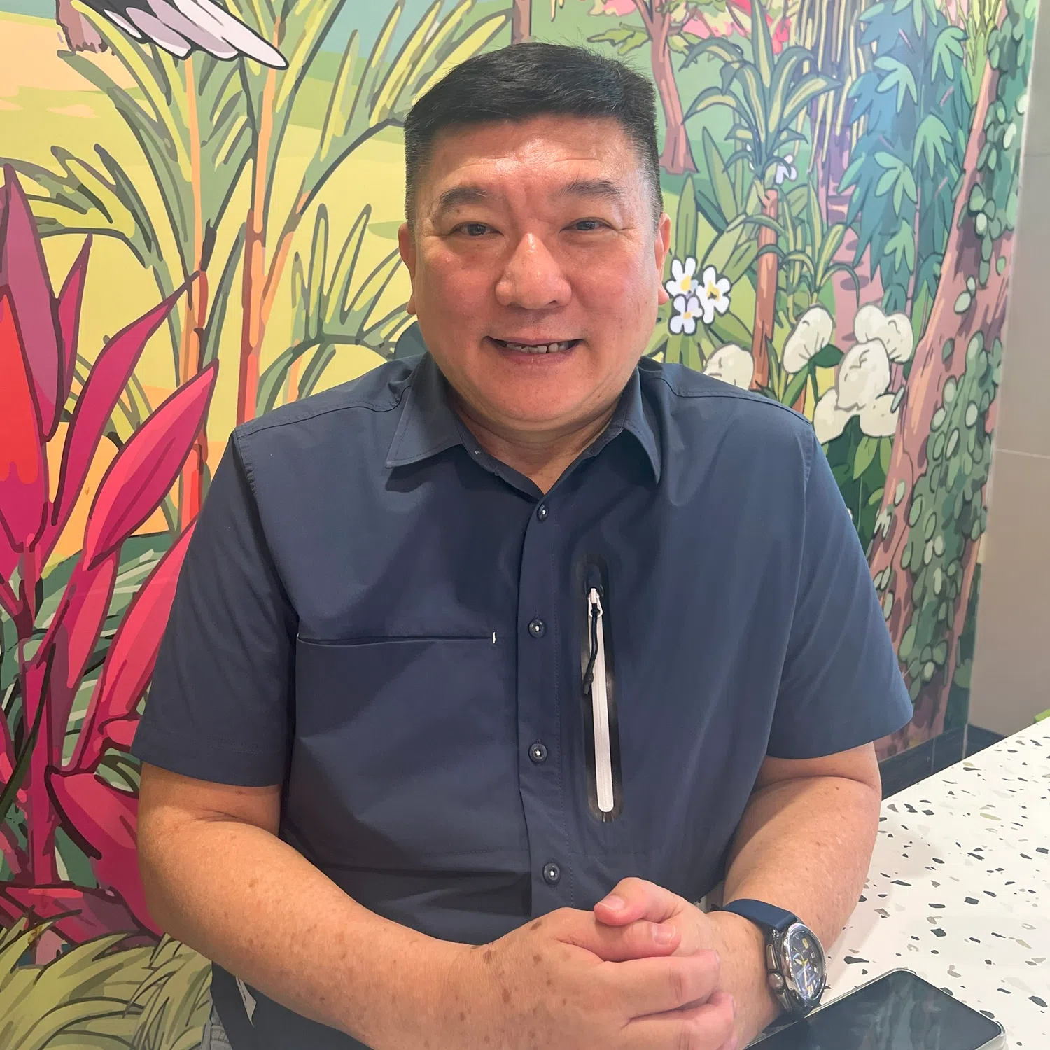 食福食阁董事李原全。（吴晓君摄）