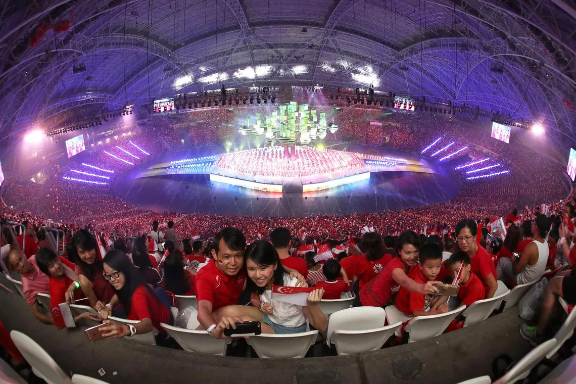 明年的国庆庆典将在可容纳5万5000名观众的国家体育场举行。国庆庆典上一次在这里举行是在2016年。（档案照片）