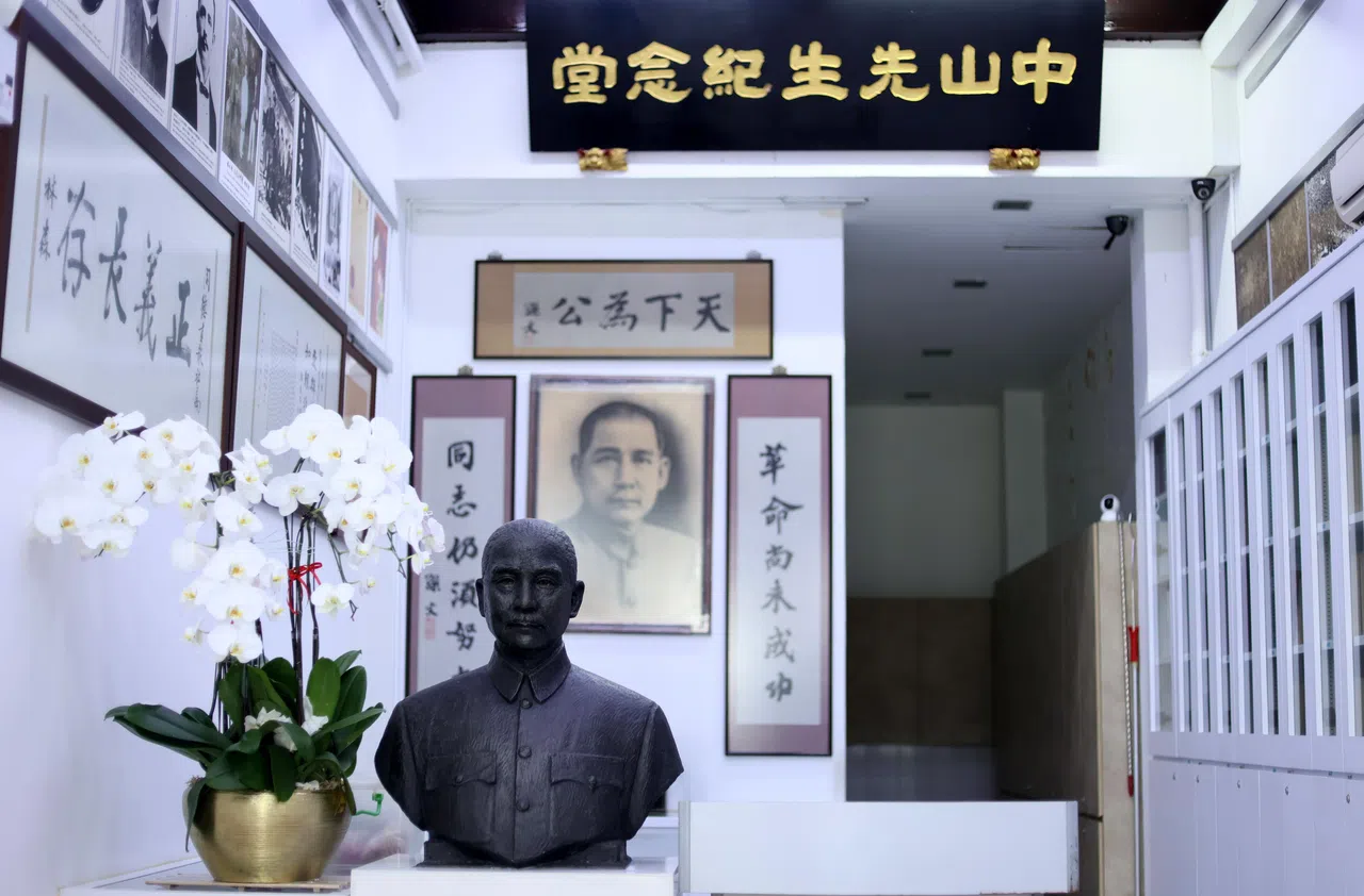 位于广东民路的同德书报社，1910年在孙中山鼓励下成立。（龙国雄摄）