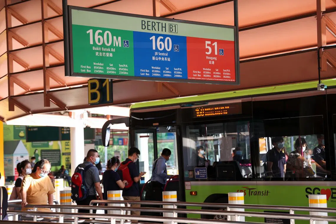 新马跨境公共巴士及德士5月起重启接种者旅巴服务同天停运| 联合早报