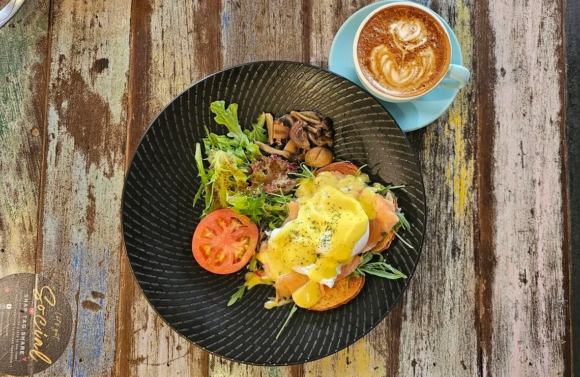 到Brunches Cafe吃全天候早餐，开启充满能量的一天。（黄亿敏摄）