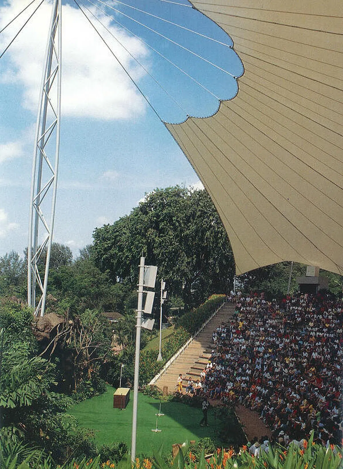 博彩圆顶剧场。（裕廊飞禽公园提供）