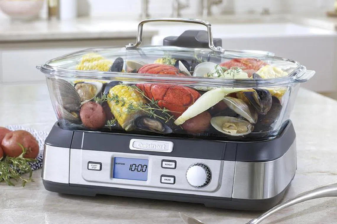 Cuisinart STM-1000玻璃蒸锅，美观大方。（商家提供）