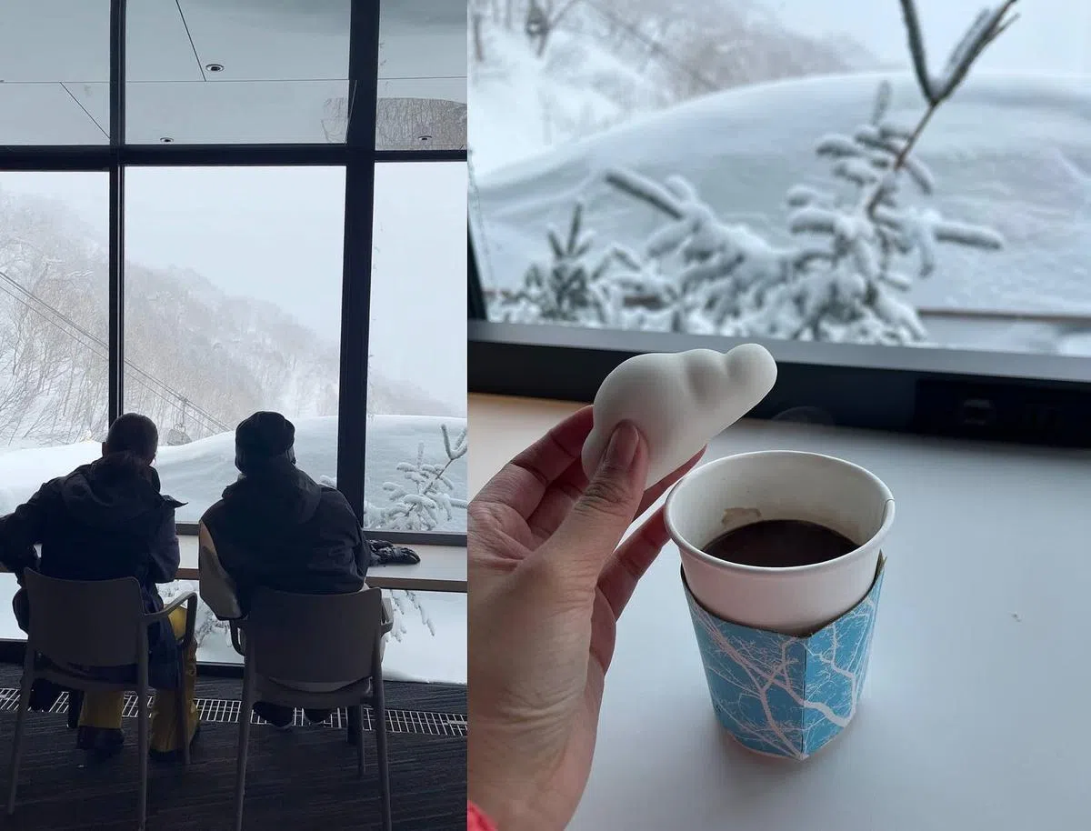 “云”Cafe售卖相关的饮品及甜点。（曾慧仪摄）