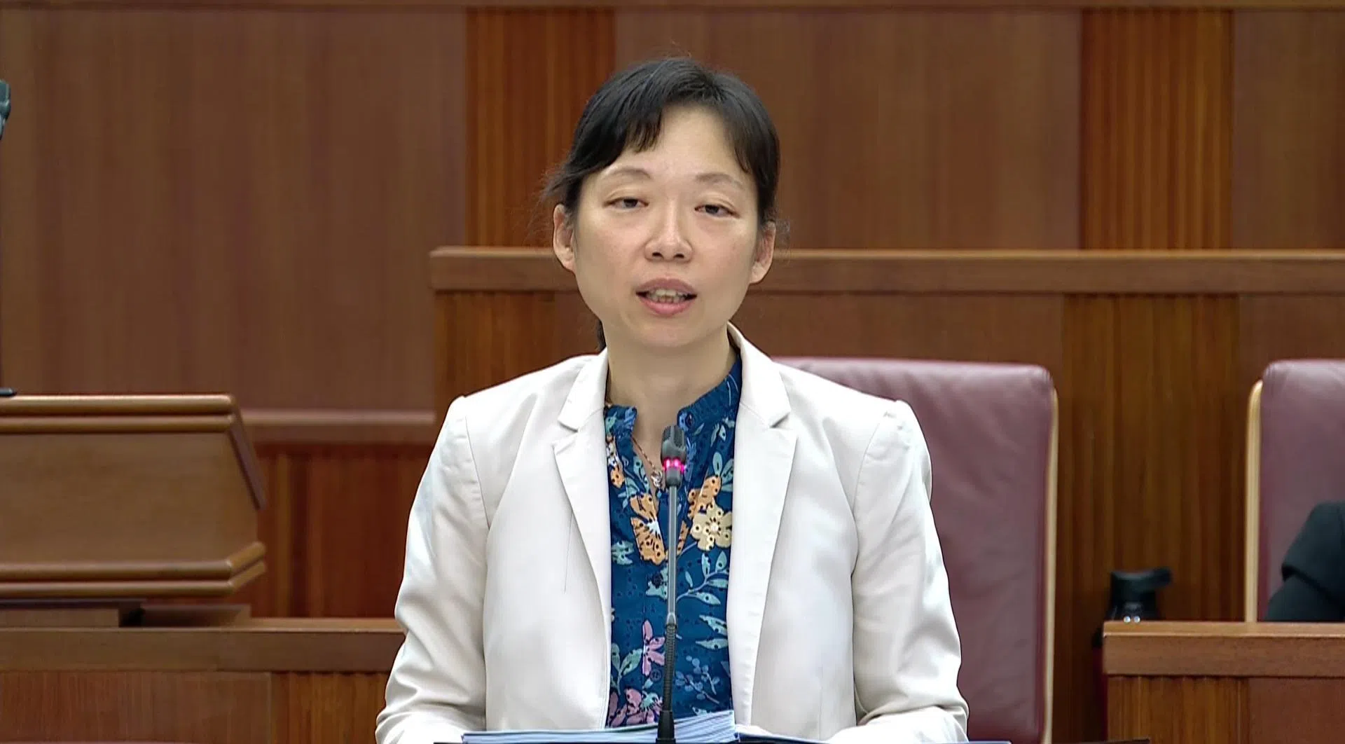 数码发展及新闻部兼教育部政务部长刘洁敏提醒，成人也应相互尊重、与人为善，才能为孩童树立榜样。她承诺会同家长、教育工作者及社区团体合作，在预防霸凌行为之外，也推动善行和关爱他人的社会规范。（GOV.SG 视频截图）