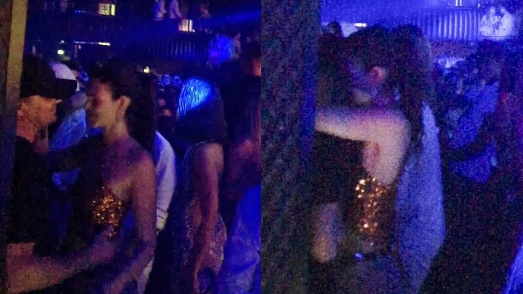 影帝曾在夜店情不自禁激吻女友。（互联网）