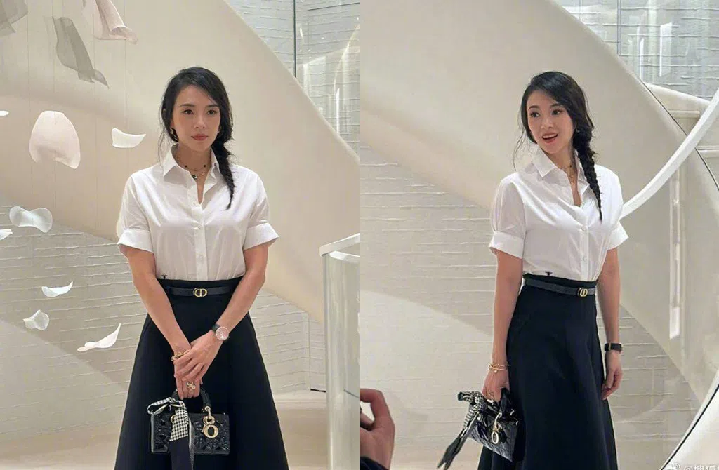 章子怡离婚后首露面，状态很好。（互联网）