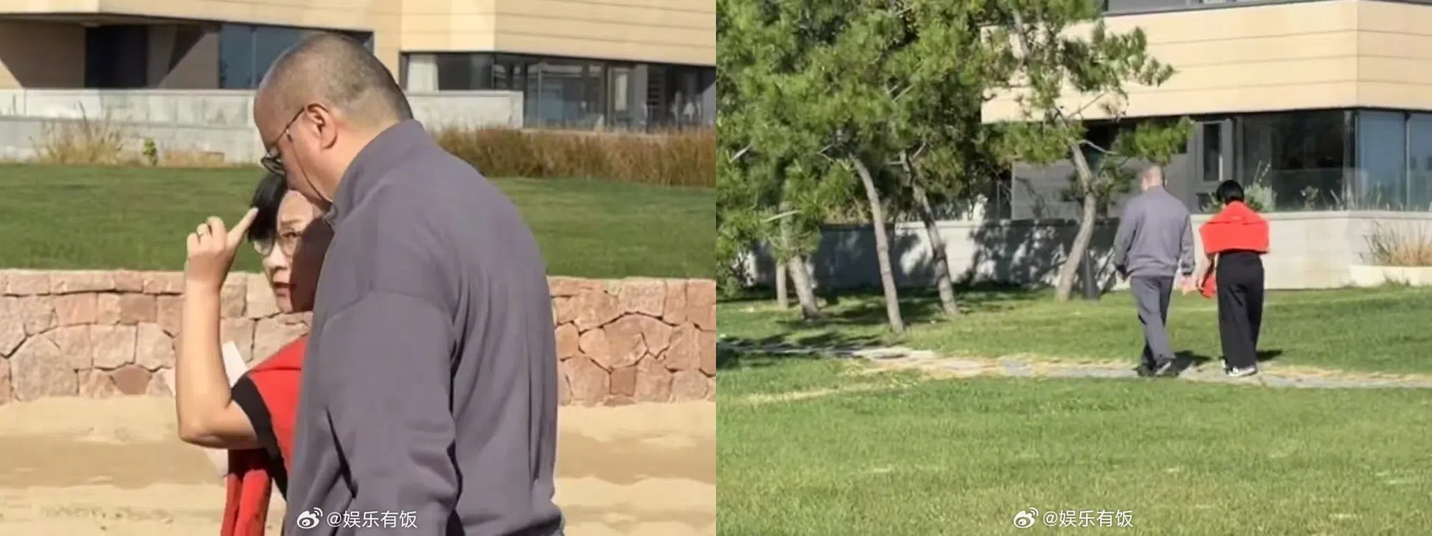 窦唯近照曝光。（取自“娱乐有饭”微博）