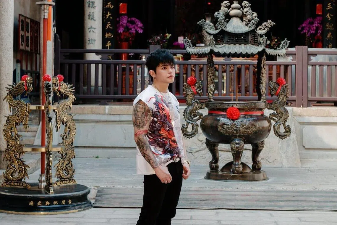 本地歌手黎震豪。（受访者提供）