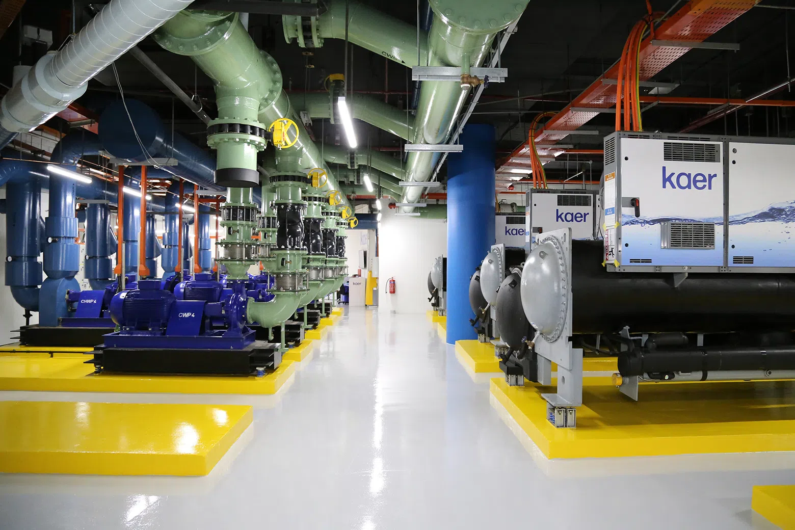 Kaer在本地商场的冷却系统。（图/Kaer提供）