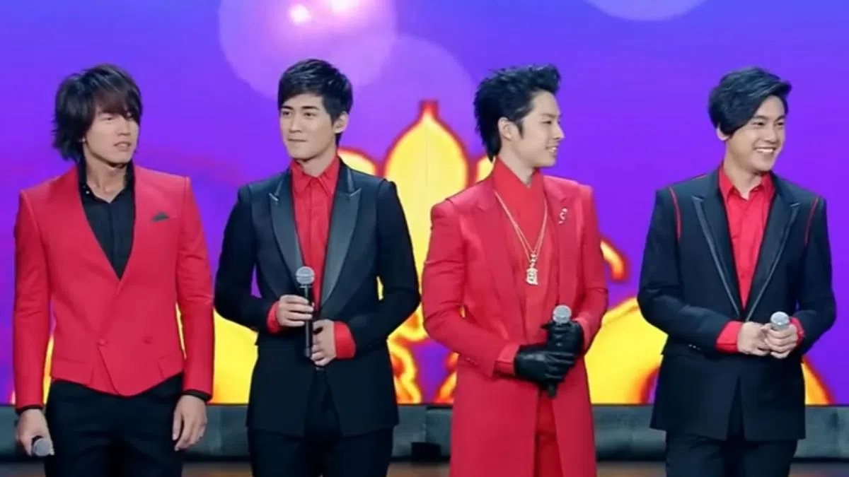 F4在2009年解散后，2013年在中国大陆央视春晚合体，当年也是热门话题。（互联网）