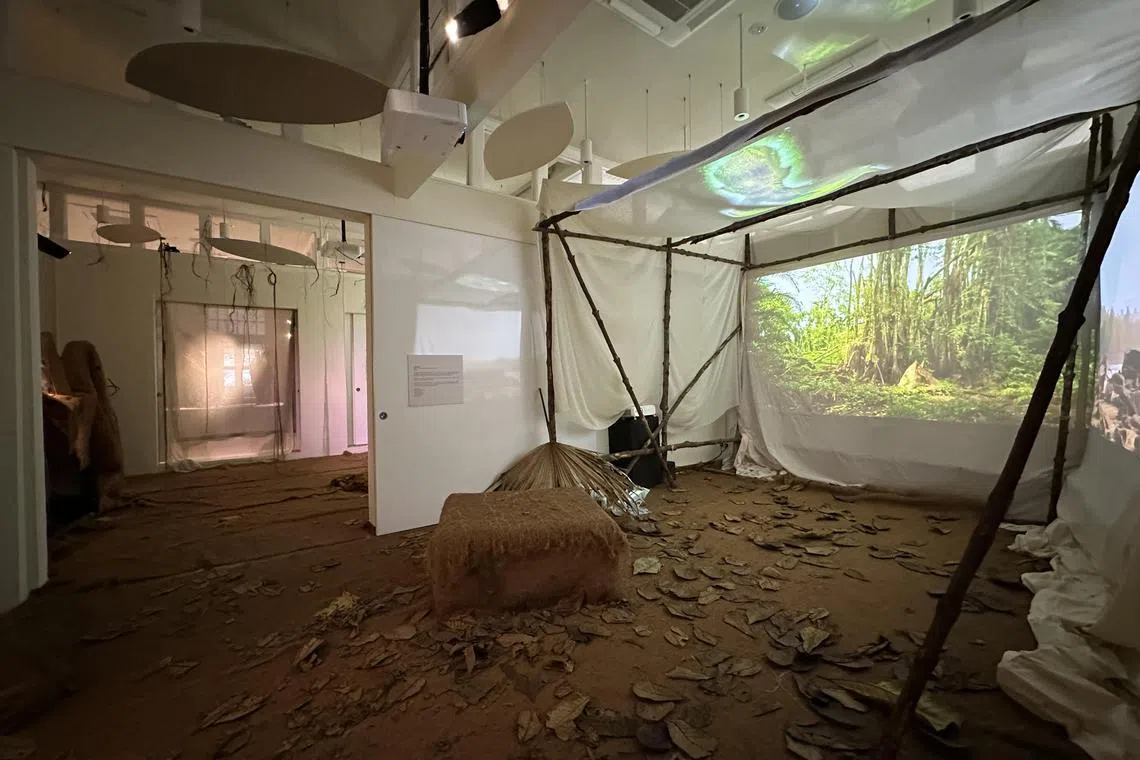 “未知之前与以后”艺术装置。