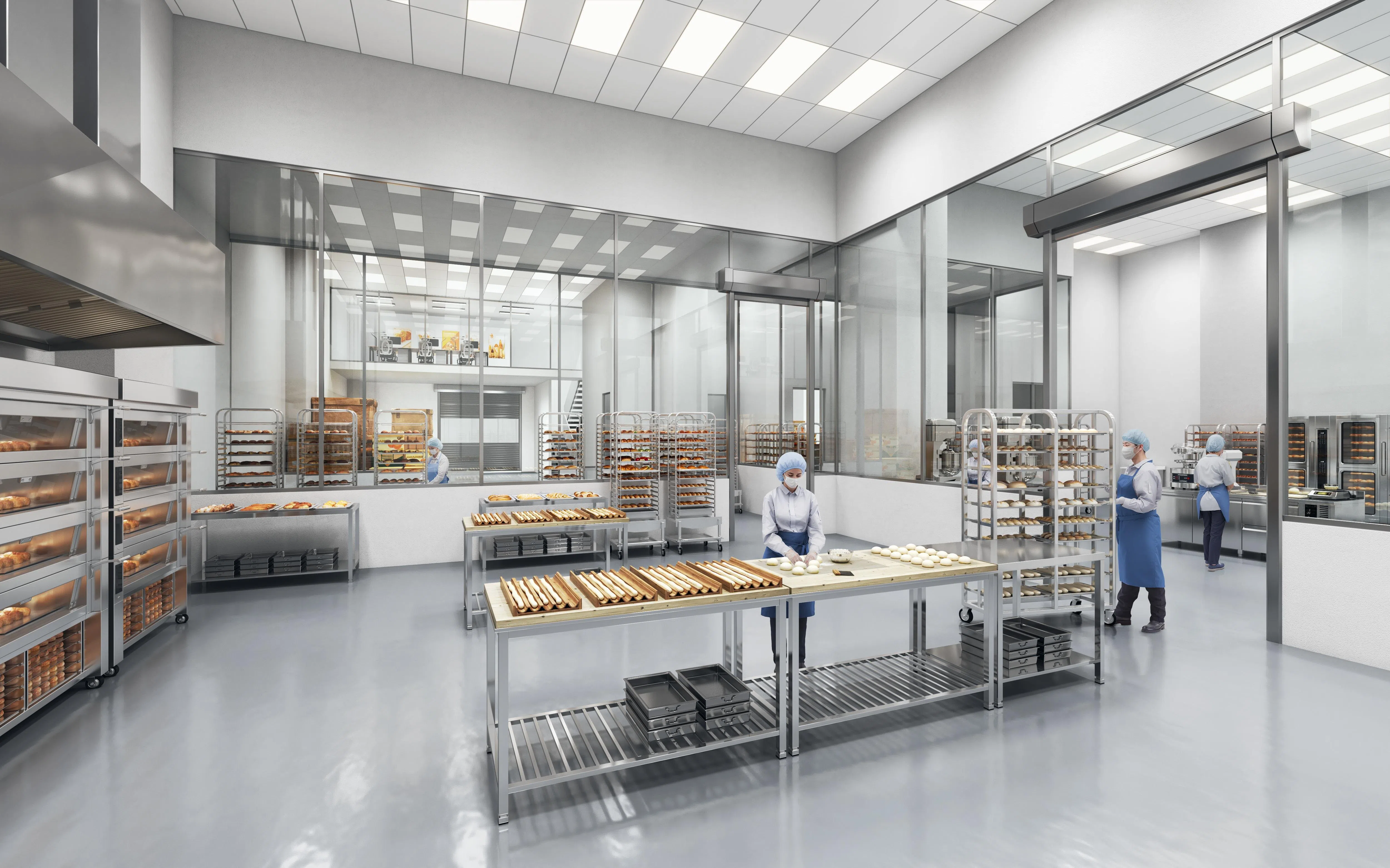 面积最高达758平方米的优质单位，结合生产空间与夹层办公室的设计。（凯德发展提供设计构想图）