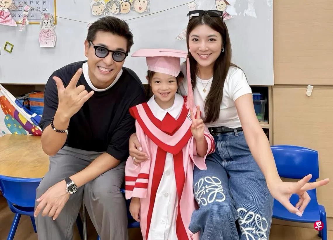 陈展鹏爱女星级幼儿园毕业升读私立状元名校| 联合早报