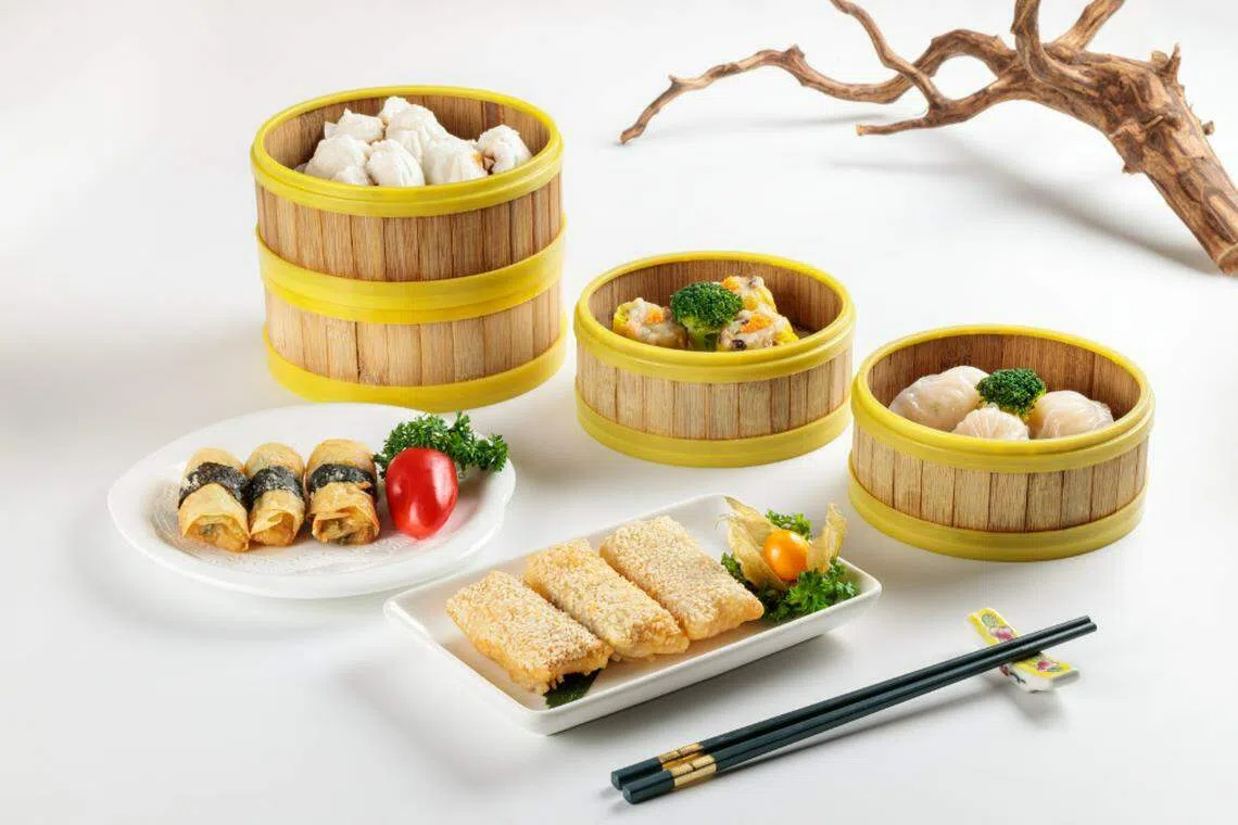 乌节麒麟大厦的桃苑提供点心和中餐菜肴。（餐馆提供）