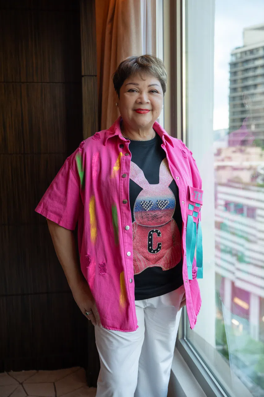 肥妈透露新加坡马来天后Anita Sarawak（安妮达砂劳越）已跟她们失联，谁都找不到她。（创时代提供）