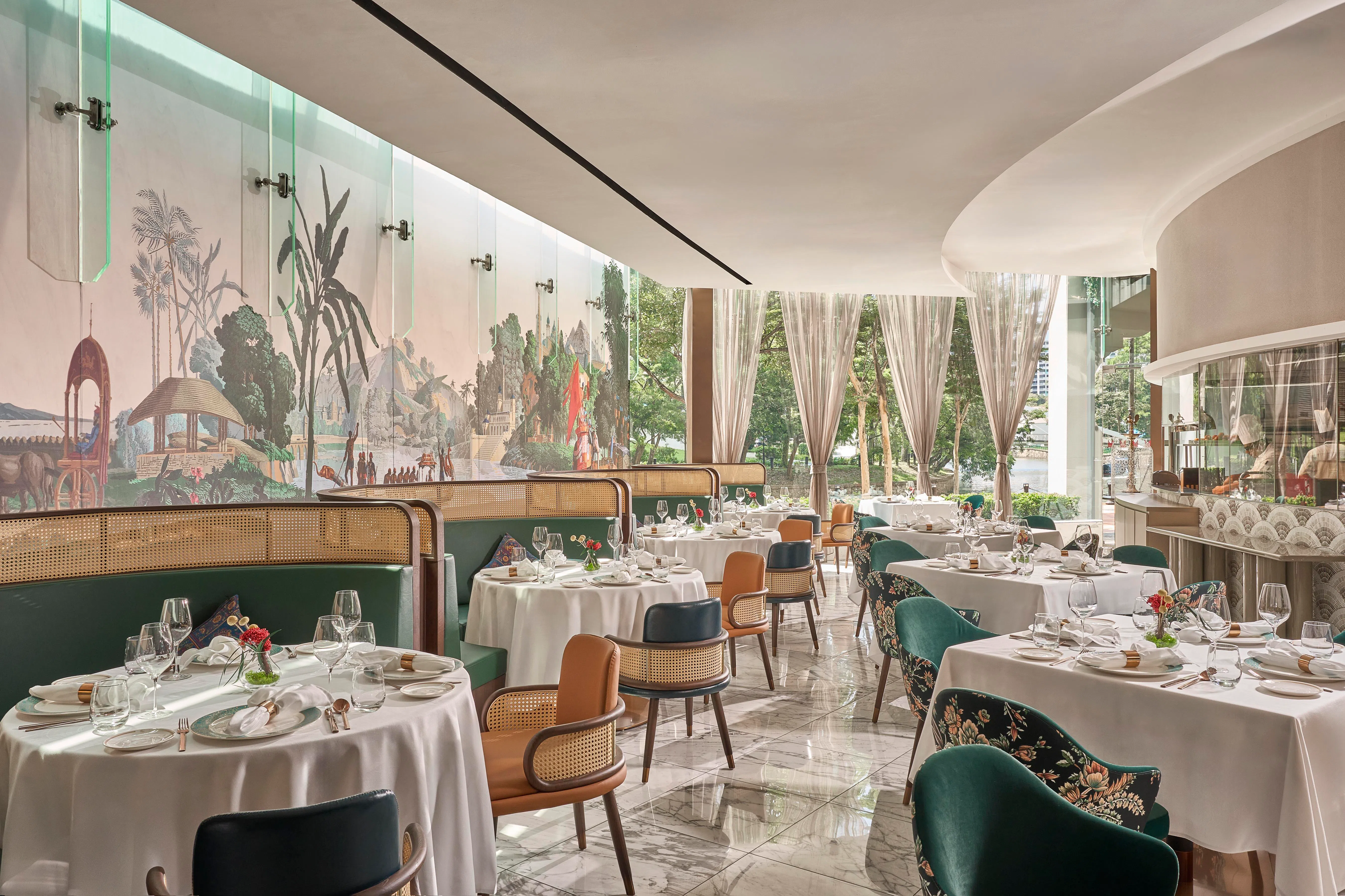 整修后的SanSara，用餐空间舒适明亮。（餐馆提供）