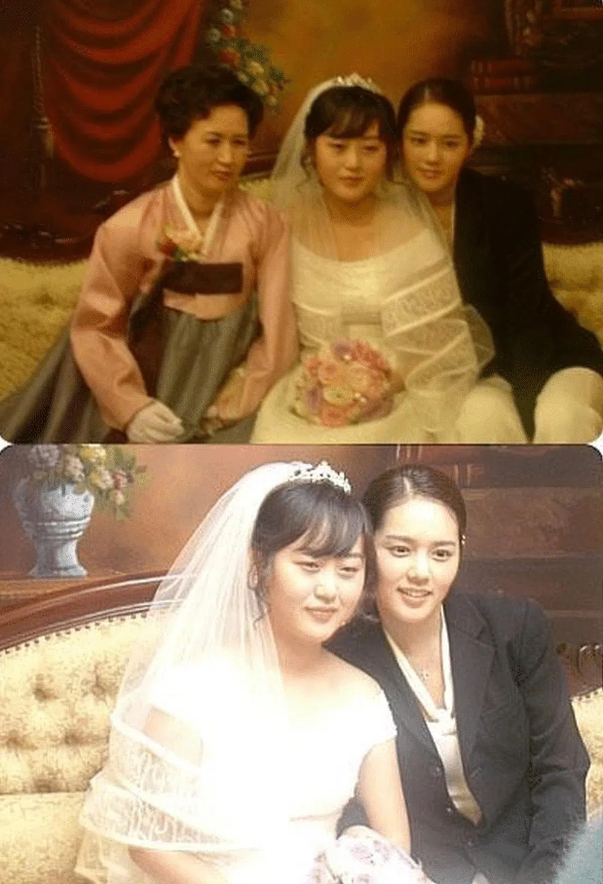 韩佳人的姐姐比她早4个月结婚。（图/互联网）