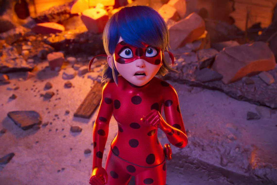 动画片的主人翁获得超能力后变身“瓢虫女爵”。（邵氏机构提供）