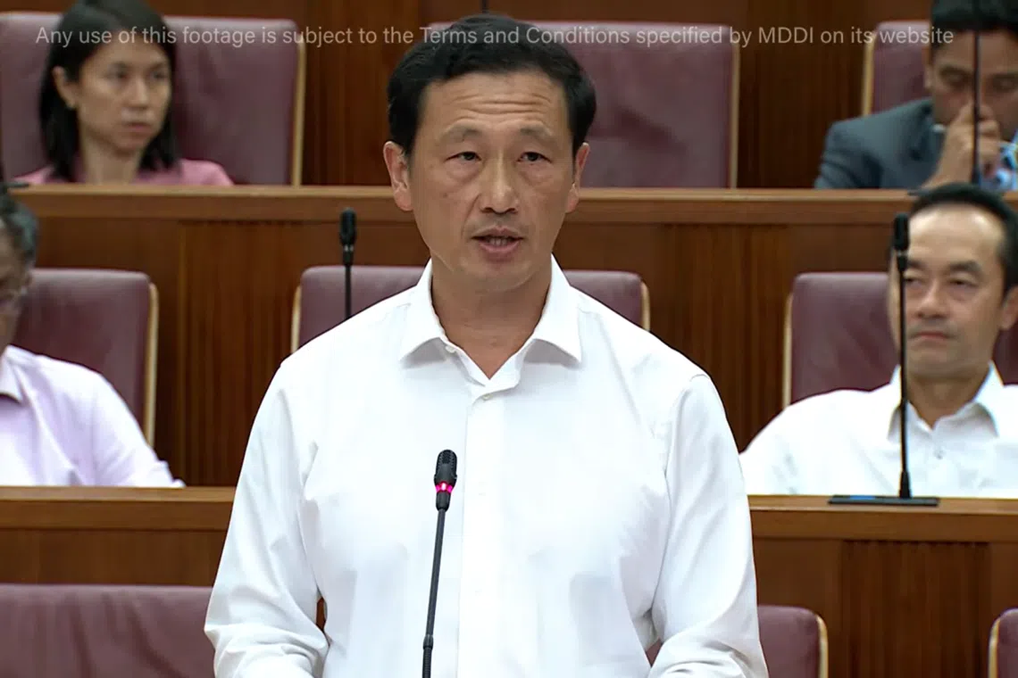 王乙康强调，真正的政治讨论不应只局限在竞选期间，而是理应贯穿整个任期。（gov.sg视频截图）