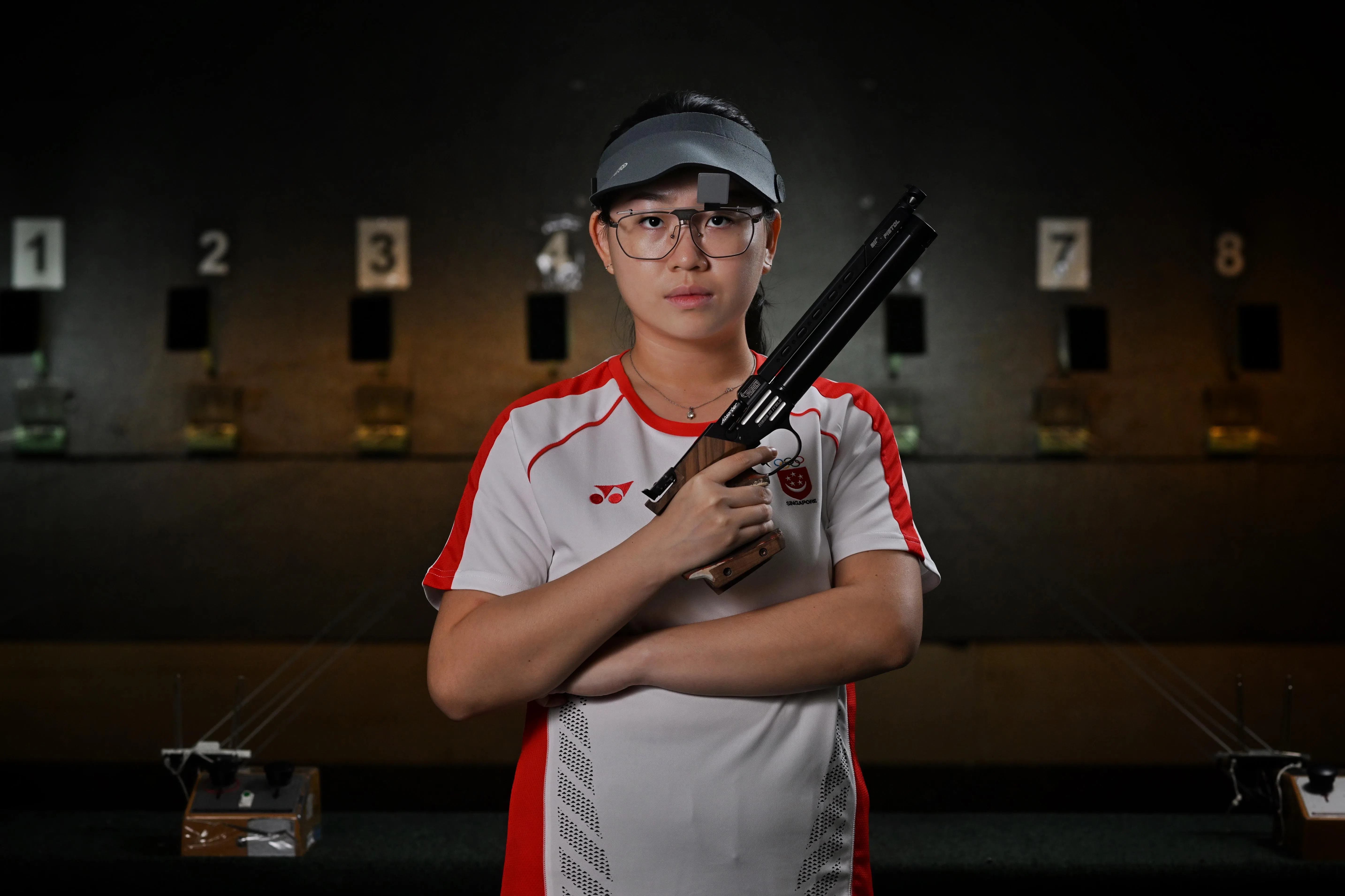 郑琇鸿将在8月2日参加女子25米手枪项目资格赛。（档案照片）