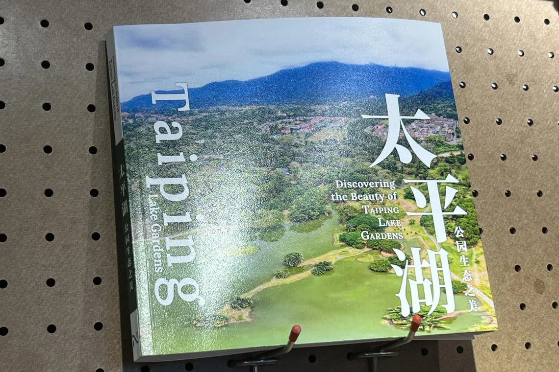 我在书店带走一本书写生态的《太平湖》。（叶孝忠摄）