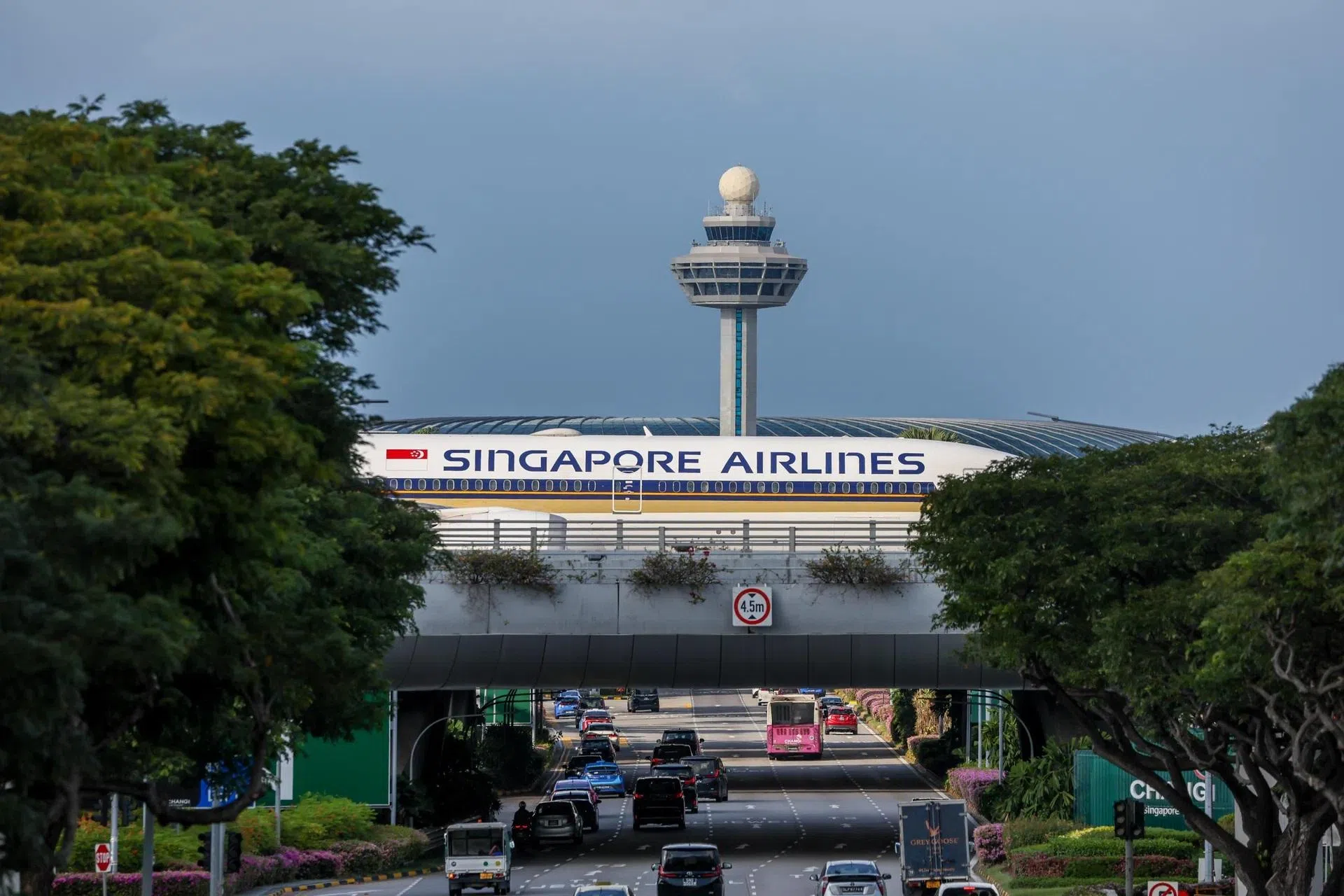 新加坡樟宜机场。（联合早报）