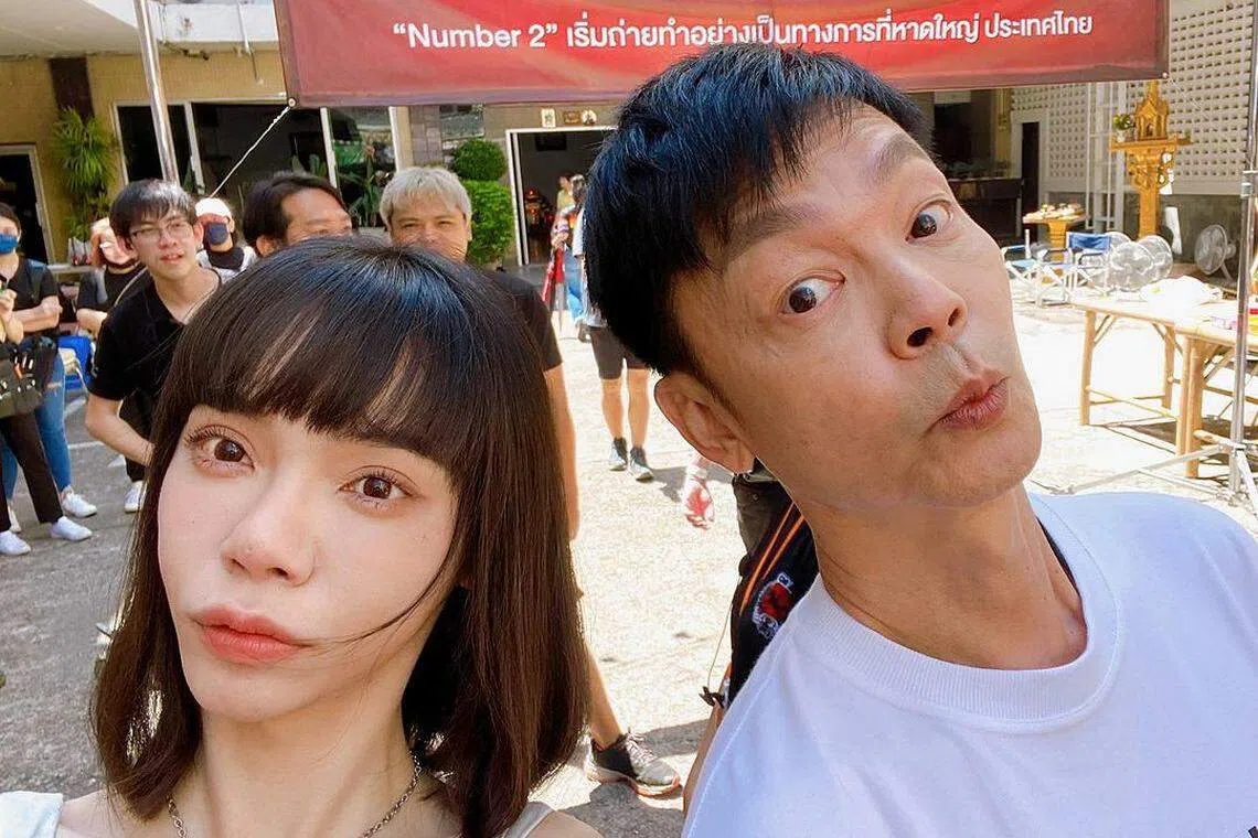 来自台湾的张承喜透露李国煌在片场发挥搞笑细胞。（取自张承喜IG）