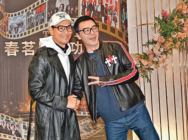 陈展鹏（左）与钟镇涛首次合作拍剧，可惜在《巨塔之后》没有对手戏。（互联网）