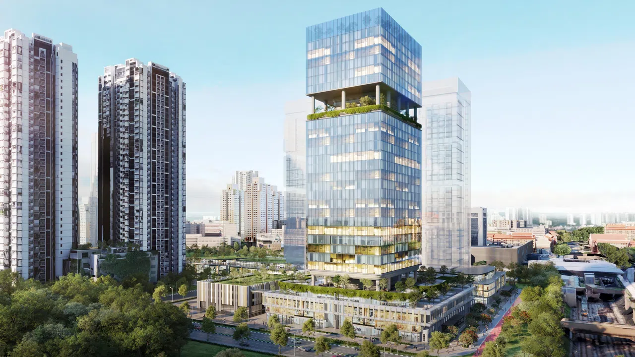 碧山小型区域中心将迎来全新振兴发展，成为集生活、工作与休闲于一体的综合性社区节点。（市区重建局构想图）