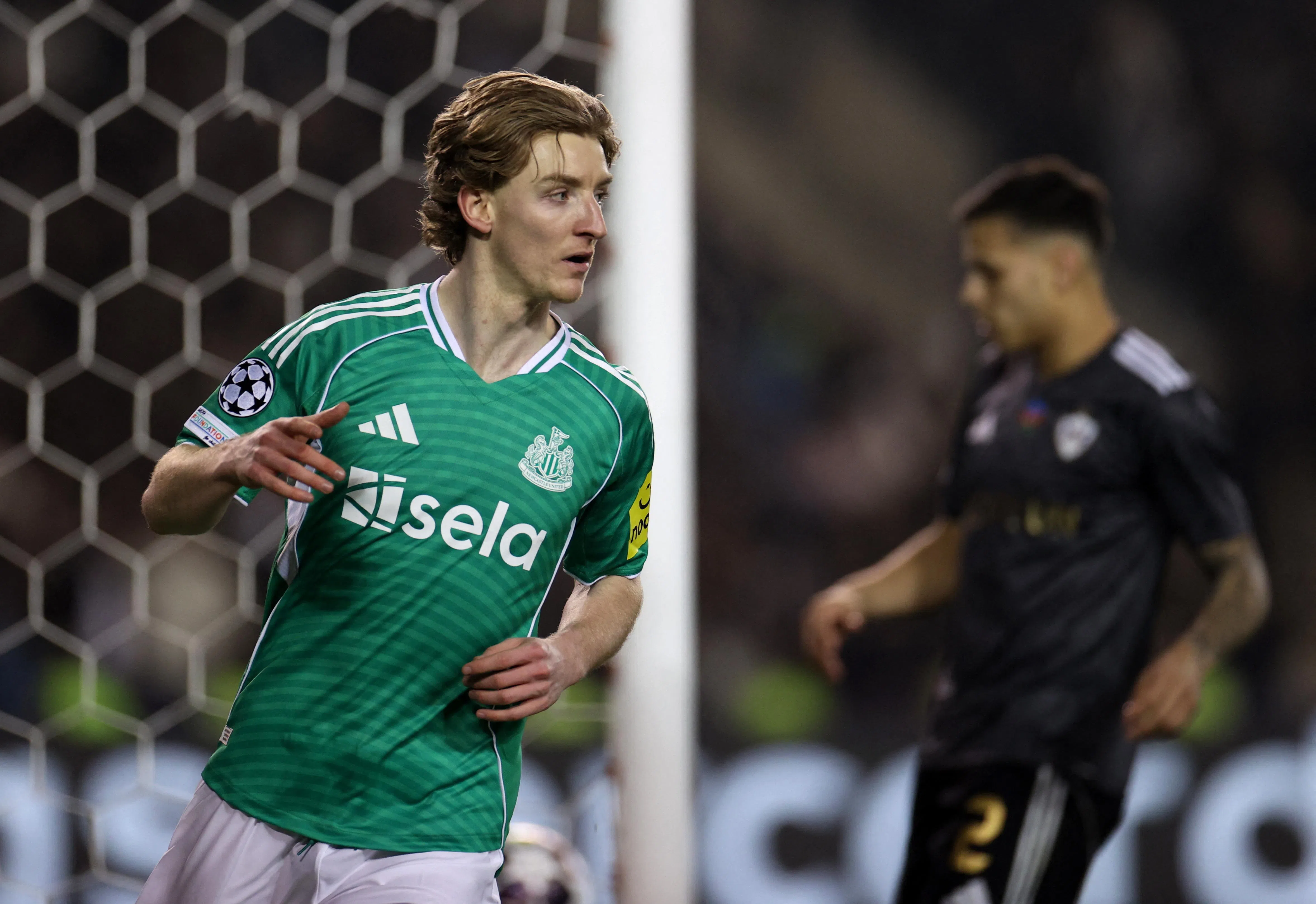 纽卡斯尔前锋戈登在本赛季各项赛事的14个进球中，有10个出自欧冠赛场。且看他能否在周中上演大四喜后，将进球势头延续到本赛季只进了三球的英超赛场。（路透社）