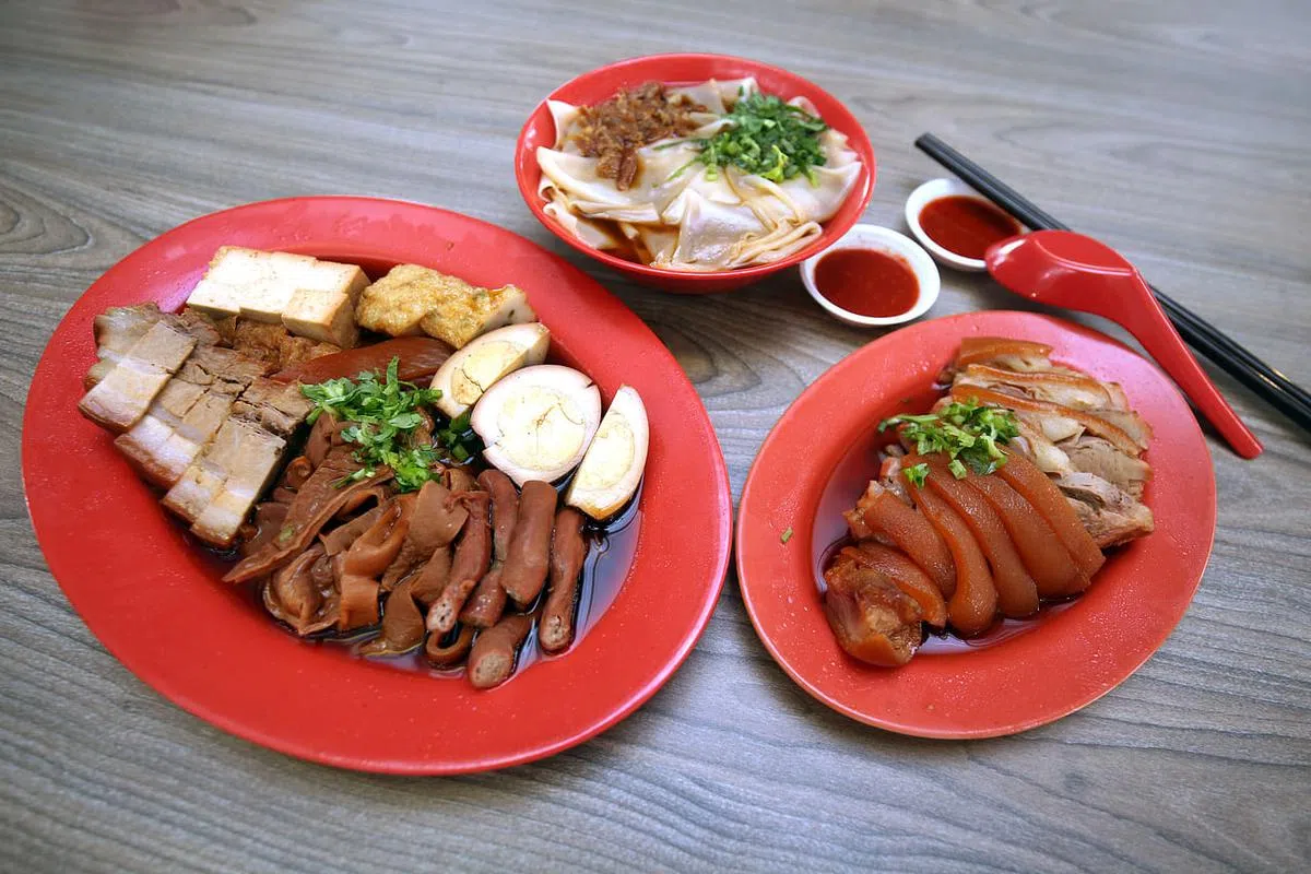 传承三代人的呀仑街粿汁。（萧紫薇摄）